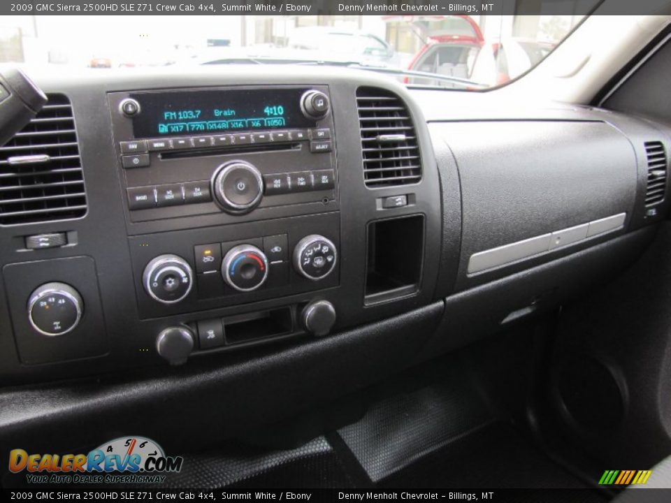 2009 GMC Sierra 2500HD SLE Z71 Crew Cab 4x4 Summit White / Ebony Photo #18