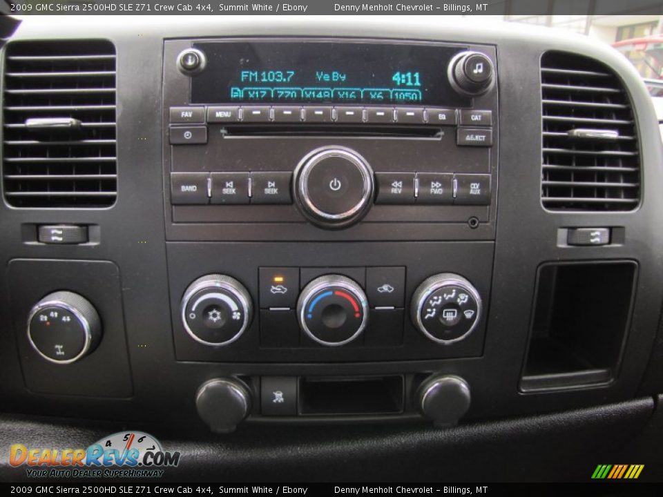 2009 GMC Sierra 2500HD SLE Z71 Crew Cab 4x4 Summit White / Ebony Photo #19