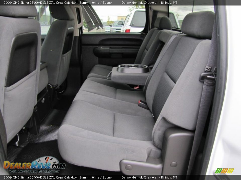 2009 GMC Sierra 2500HD SLE Z71 Crew Cab 4x4 Summit White / Ebony Photo #27