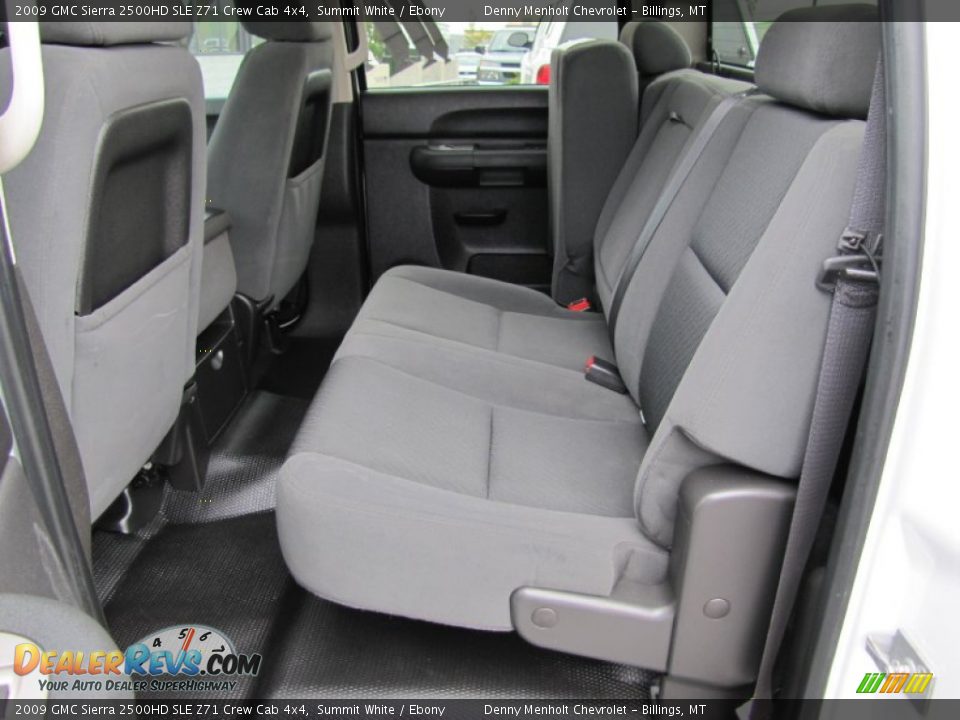 2009 GMC Sierra 2500HD SLE Z71 Crew Cab 4x4 Summit White / Ebony Photo #28