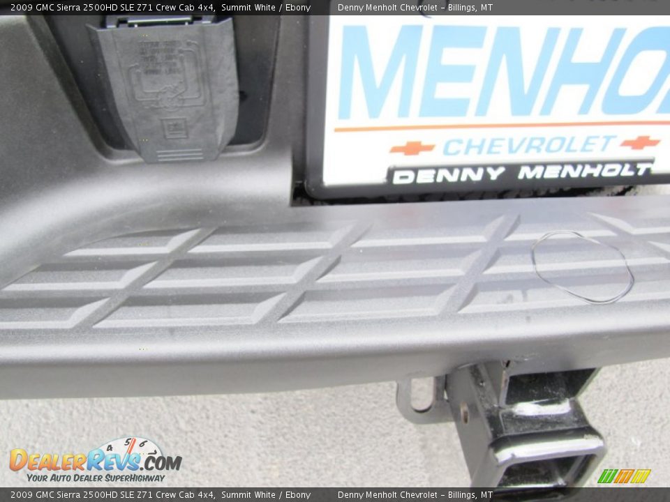 2009 GMC Sierra 2500HD SLE Z71 Crew Cab 4x4 Summit White / Ebony Photo #32