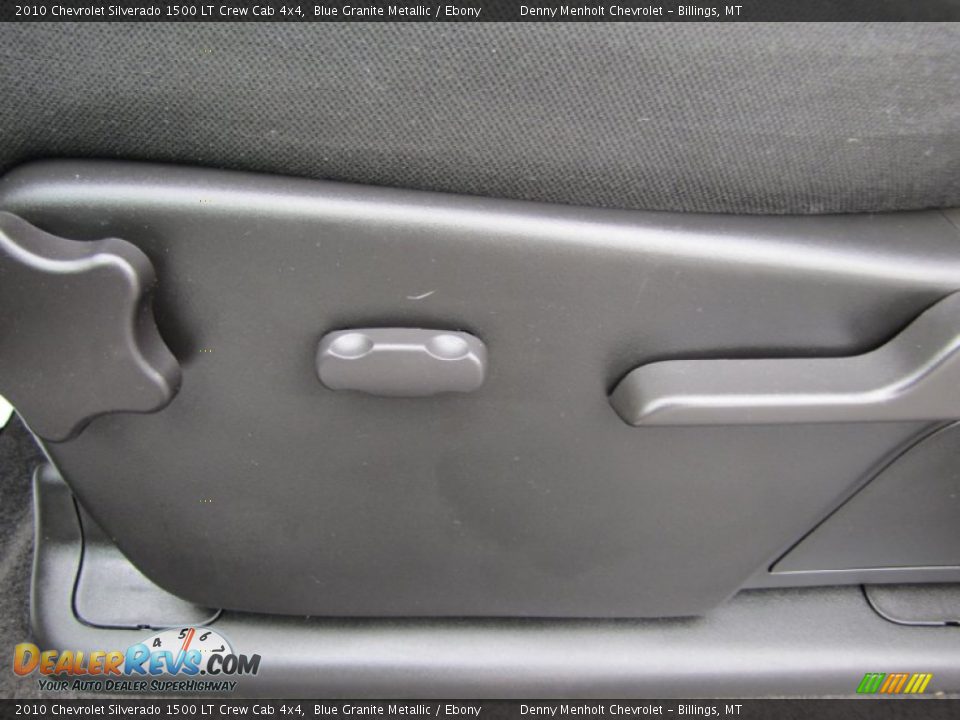 2010 Chevrolet Silverado 1500 LT Crew Cab 4x4 Blue Granite Metallic / Ebony Photo #14