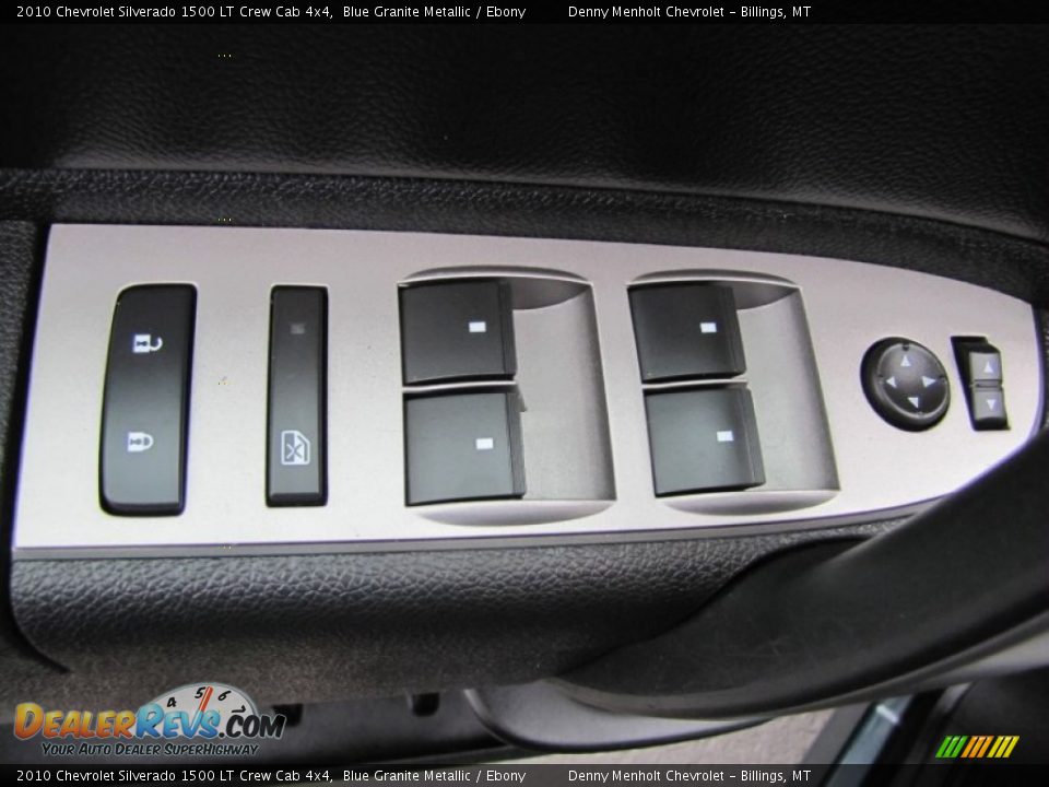 2010 Chevrolet Silverado 1500 LT Crew Cab 4x4 Blue Granite Metallic / Ebony Photo #15
