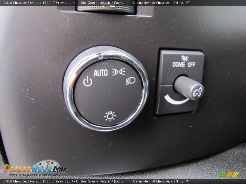 2010 Chevrolet Silverado 1500 LT Crew Cab 4x4 Blue Granite Metallic / Ebony Photo #16