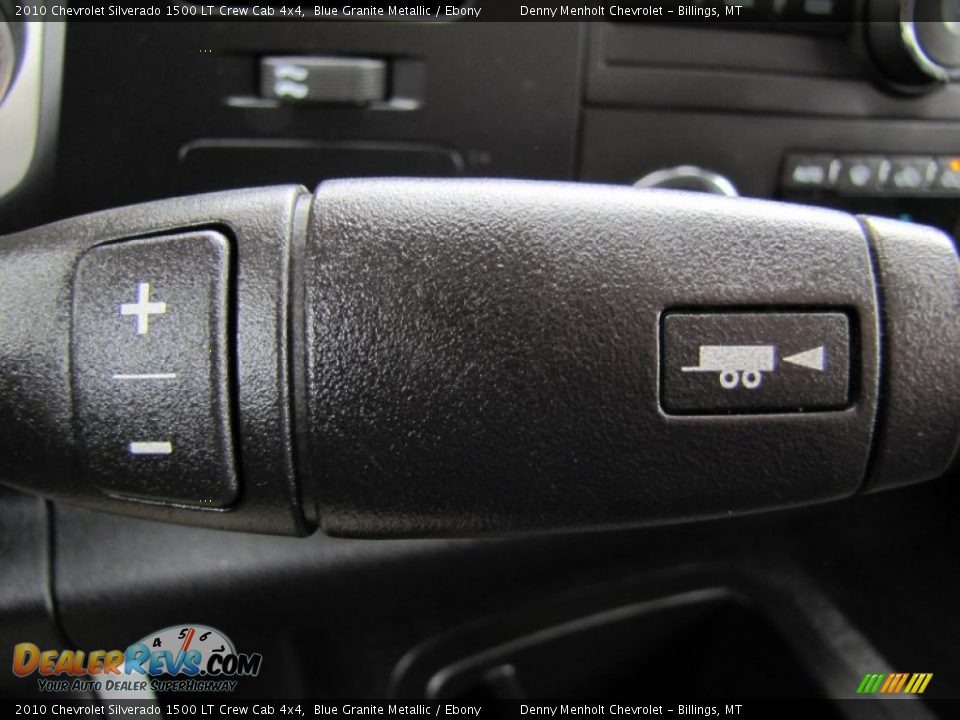 2010 Chevrolet Silverado 1500 LT Crew Cab 4x4 Blue Granite Metallic / Ebony Photo #18