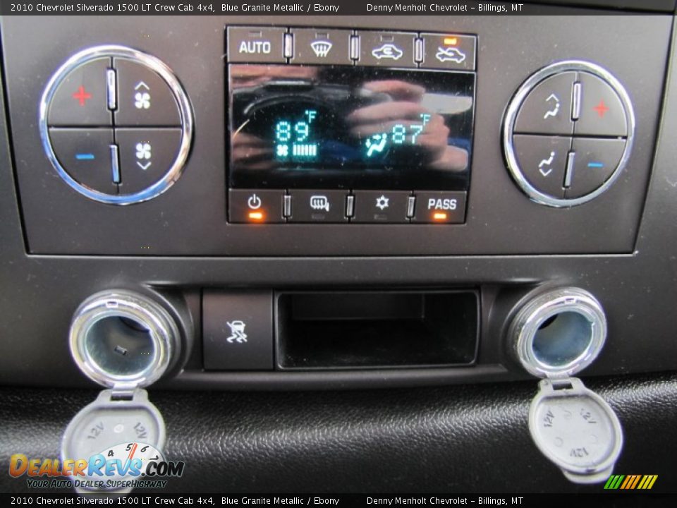 2010 Chevrolet Silverado 1500 LT Crew Cab 4x4 Blue Granite Metallic / Ebony Photo #23