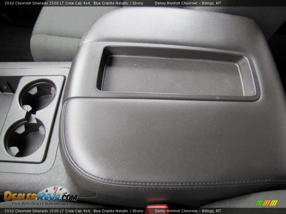 2010 Chevrolet Silverado 1500 LT Crew Cab 4x4 Blue Granite Metallic / Ebony Photo #24