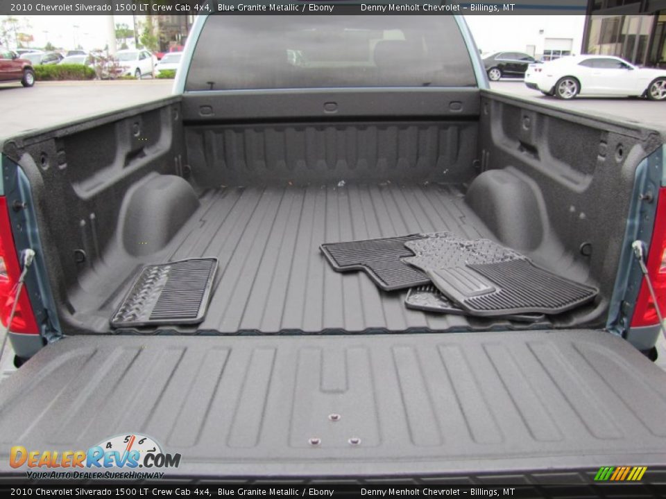 2010 Chevrolet Silverado 1500 LT Crew Cab 4x4 Blue Granite Metallic / Ebony Photo #30