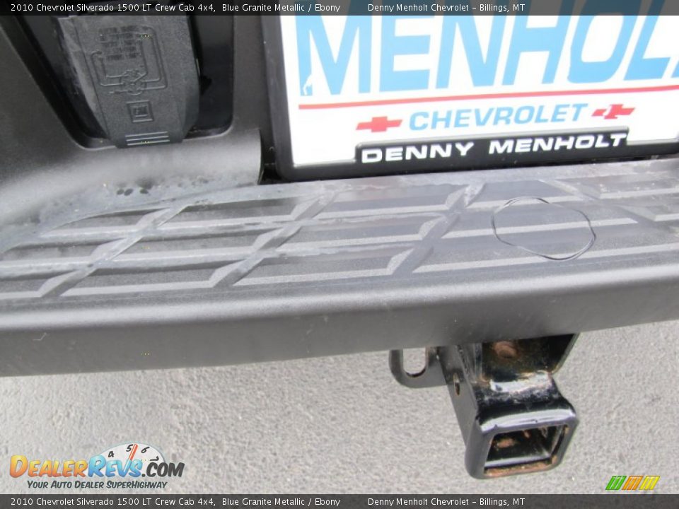 2010 Chevrolet Silverado 1500 LT Crew Cab 4x4 Blue Granite Metallic / Ebony Photo #31