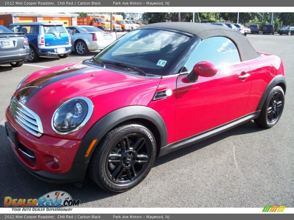 2012 Mini Cooper Roadster Chili Red / Carbon Black Photo #1