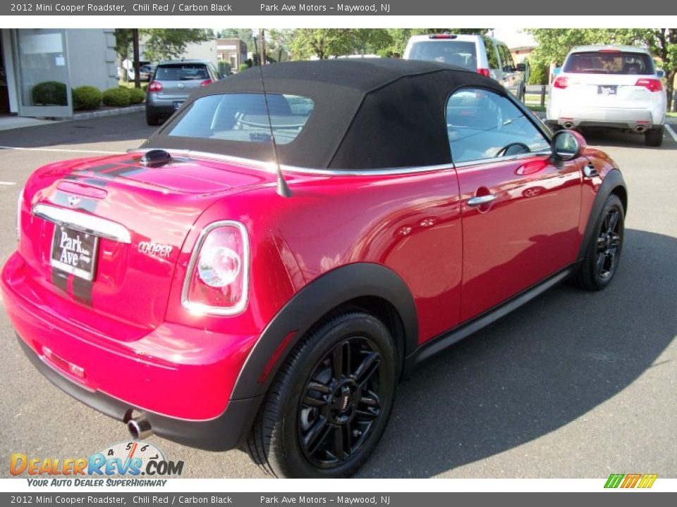 2012 Mini Cooper Roadster Chili Red / Carbon Black Photo #5