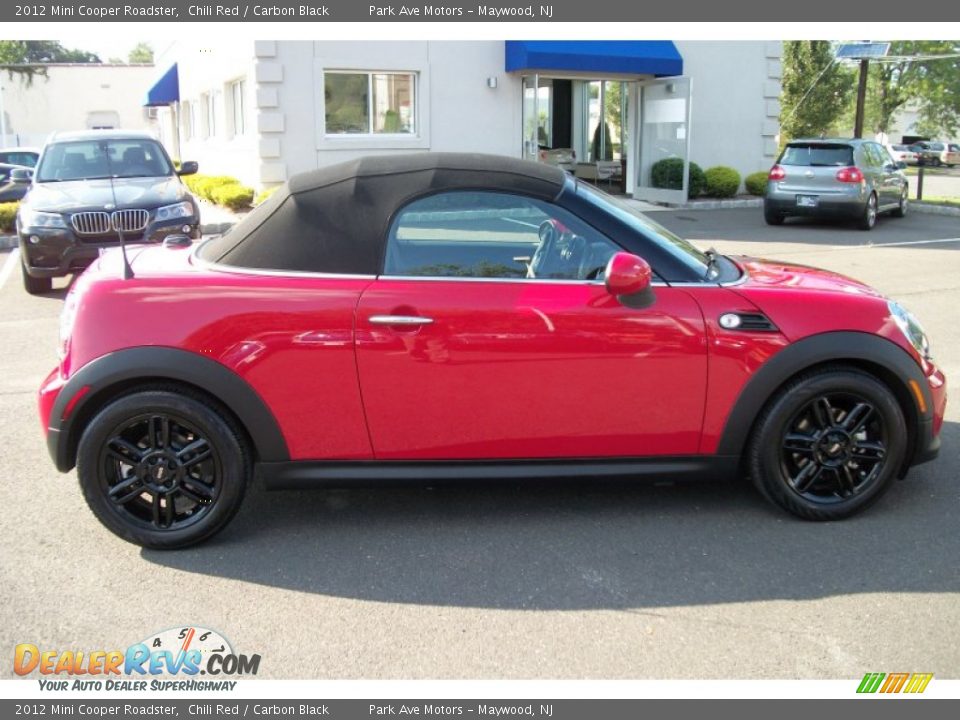 2012 Mini Cooper Roadster Chili Red / Carbon Black Photo #6