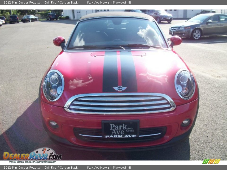 2012 Mini Cooper Roadster Chili Red / Carbon Black Photo #8