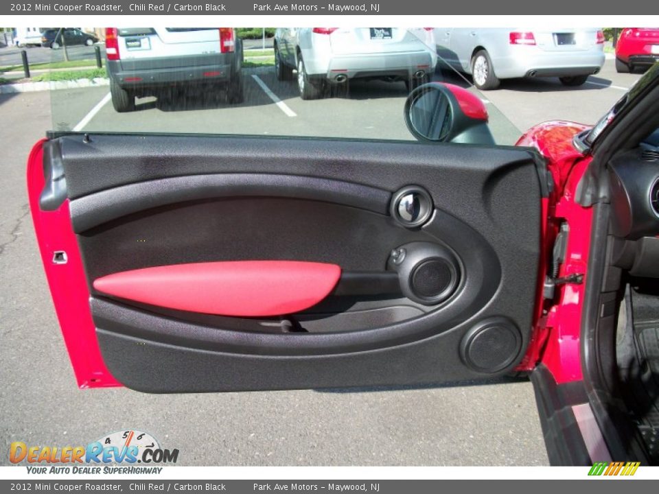 2012 Mini Cooper Roadster Chili Red / Carbon Black Photo #9