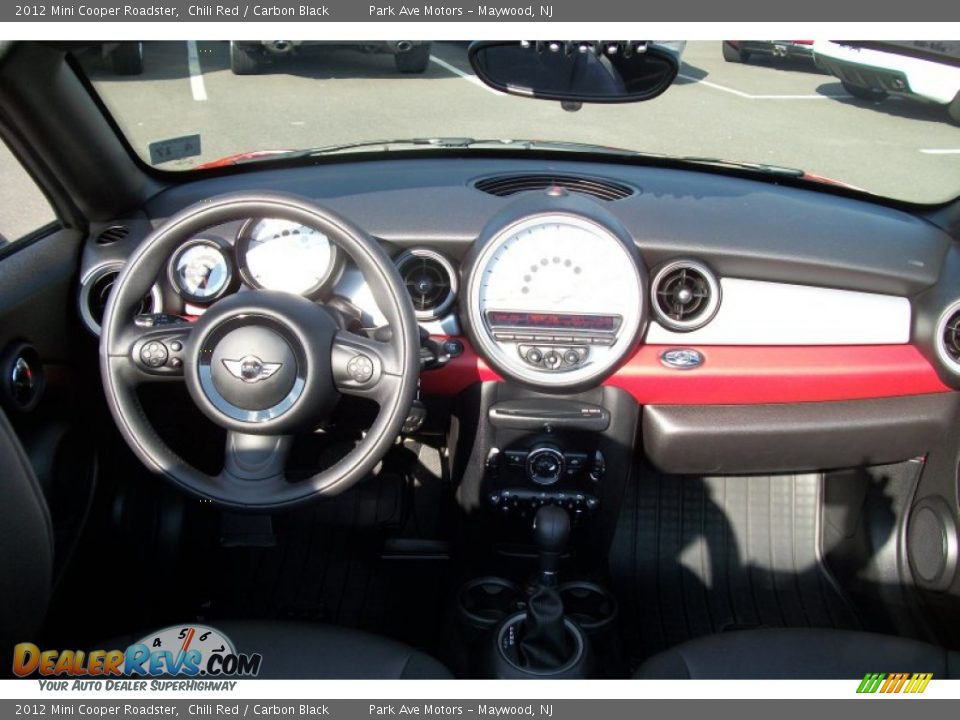 2012 Mini Cooper Roadster Chili Red / Carbon Black Photo #11