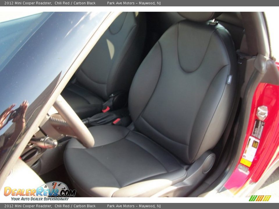 2012 Mini Cooper Roadster Chili Red / Carbon Black Photo #14