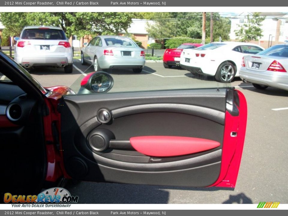 2012 Mini Cooper Roadster Chili Red / Carbon Black Photo #15