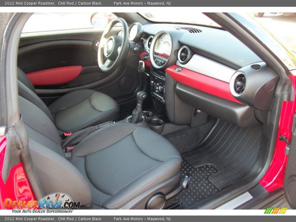 2012 Mini Cooper Roadster Chili Red / Carbon Black Photo #16