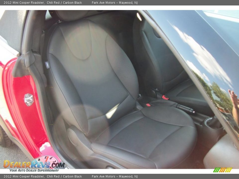 2012 Mini Cooper Roadster Chili Red / Carbon Black Photo #17