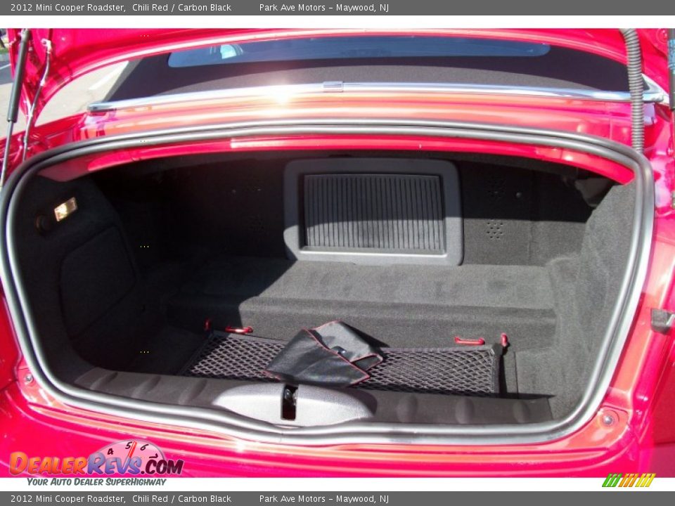 2012 Mini Cooper Roadster Chili Red / Carbon Black Photo #18