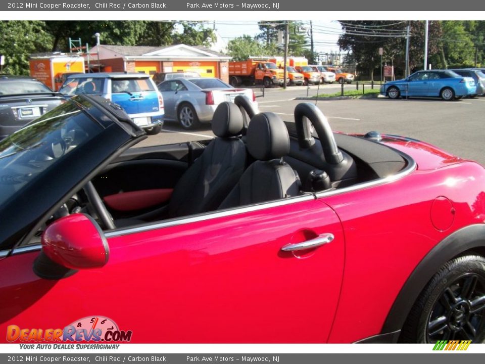 2012 Mini Cooper Roadster Chili Red / Carbon Black Photo #19