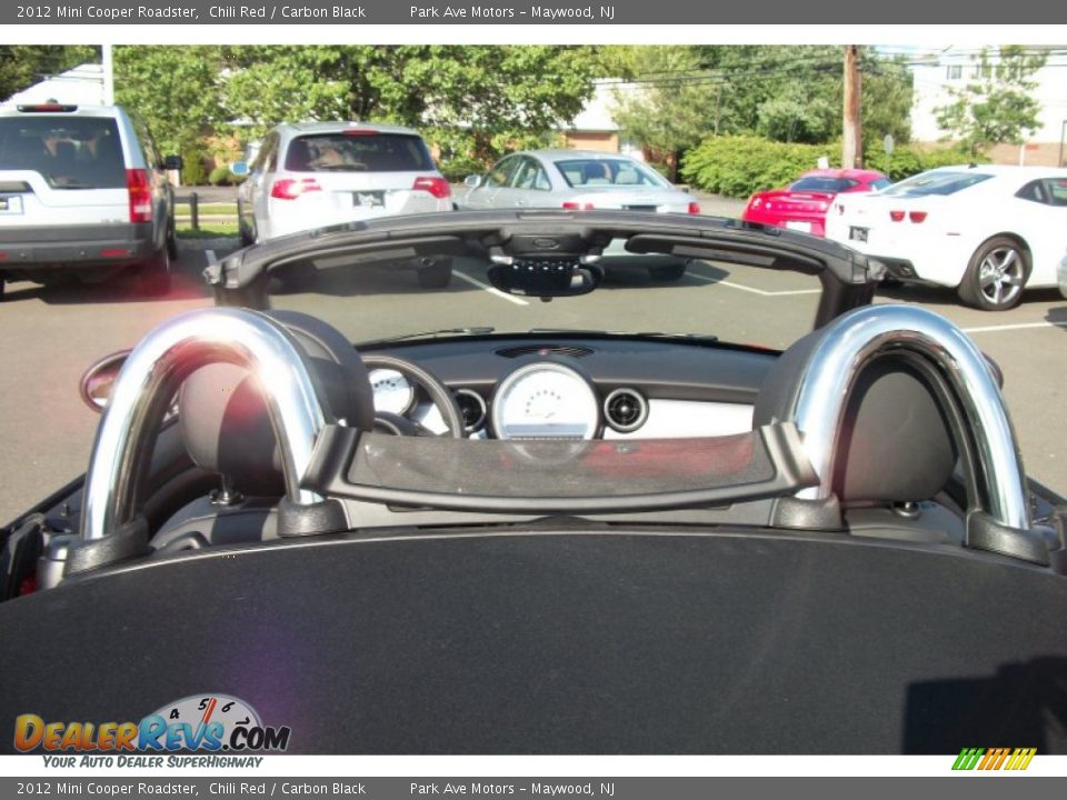2012 Mini Cooper Roadster Chili Red / Carbon Black Photo #20
