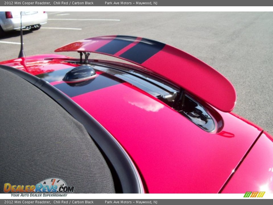 2012 Mini Cooper Roadster Chili Red / Carbon Black Photo #21