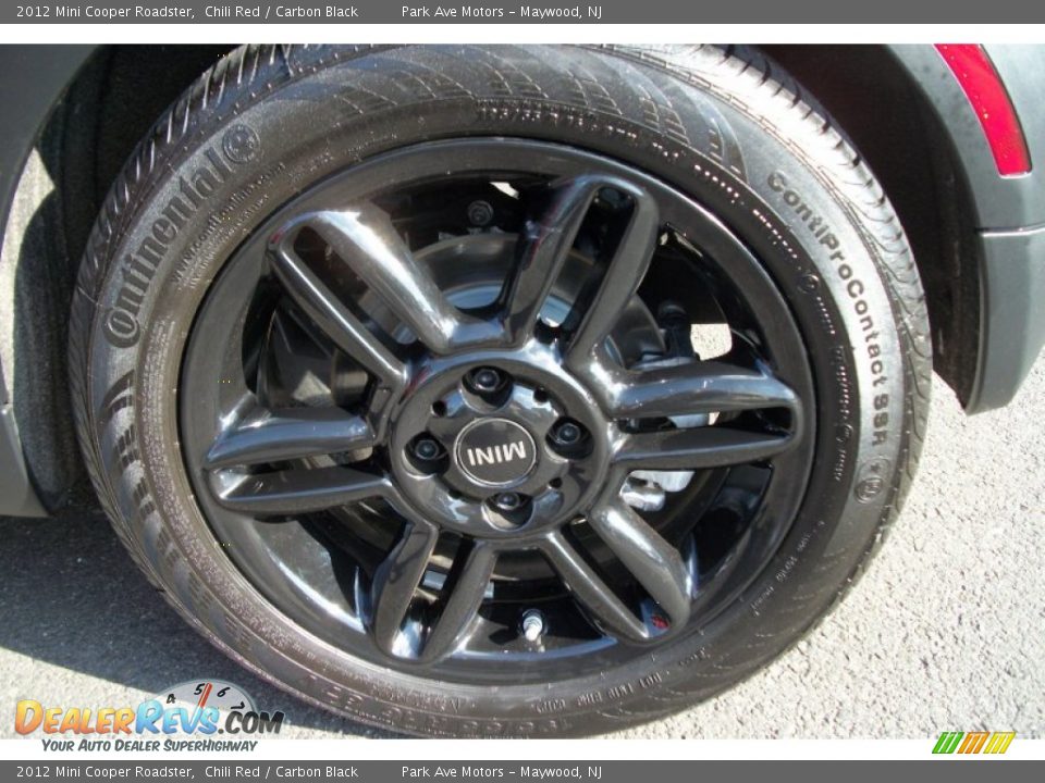 2012 Mini Cooper Roadster Chili Red / Carbon Black Photo #22
