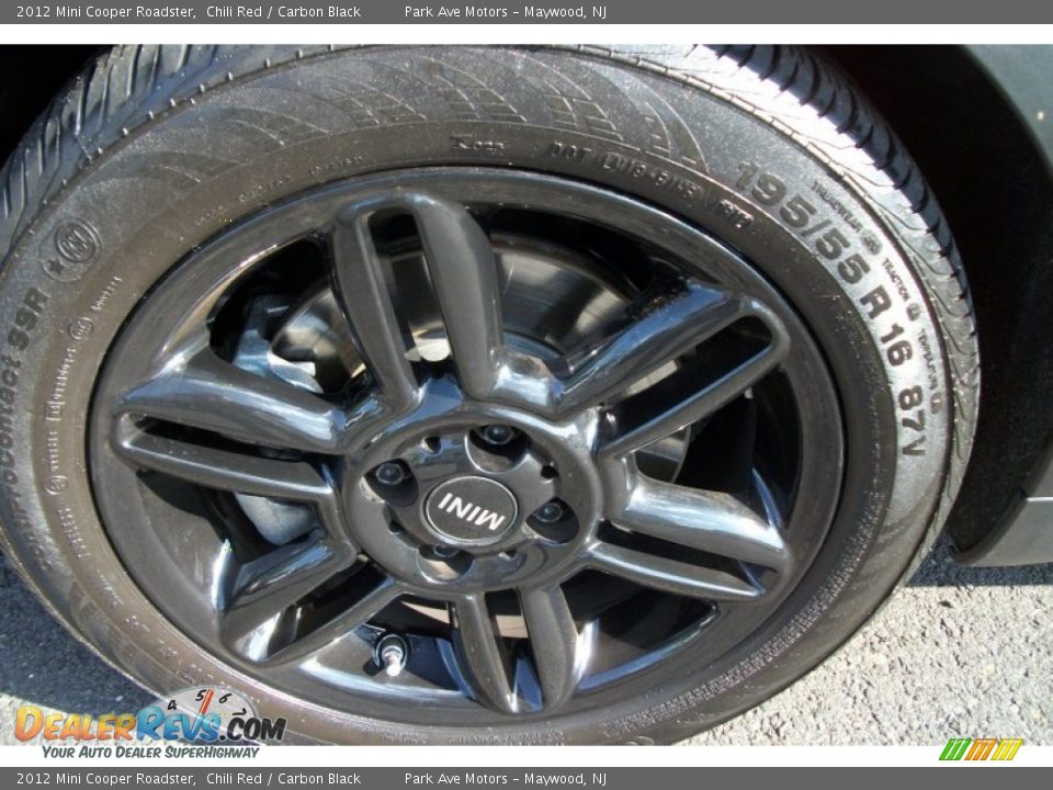 2012 Mini Cooper Roadster Chili Red / Carbon Black Photo #23
