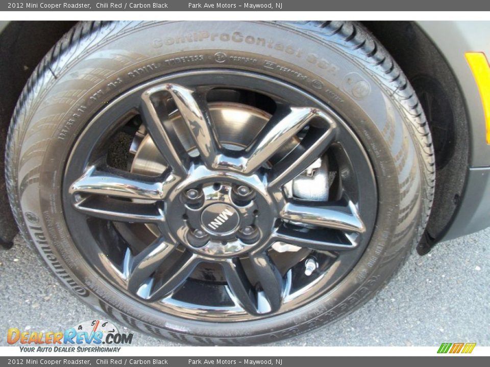 2012 Mini Cooper Roadster Chili Red / Carbon Black Photo #24