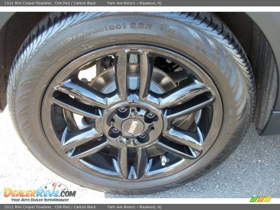 2012 Mini Cooper Roadster Chili Red / Carbon Black Photo #25