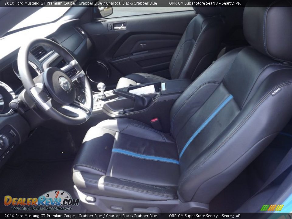 Front Seat of 2010 Ford Mustang GT Premium Coupe Photo #11