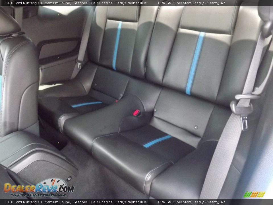 Rear Seat of 2010 Ford Mustang GT Premium Coupe Photo #14