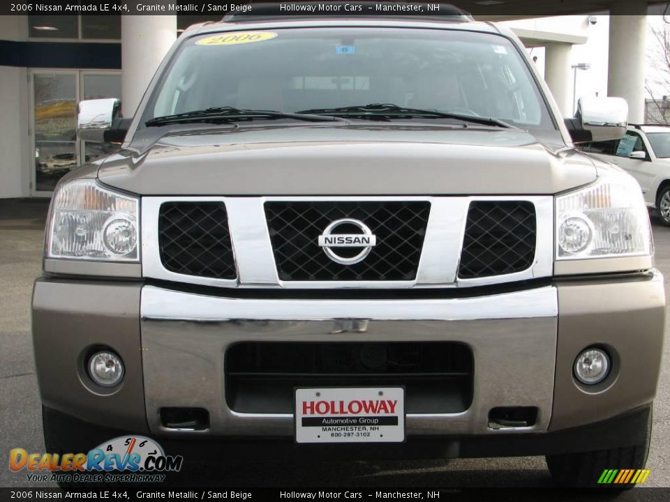 2006 Nissan Armada LE 4x4 Granite Metallic / Sand Beige Photo #2