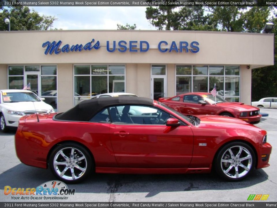 2011 Ford Mustang Saleen S302 Mustang Week Special Edition Convertible Red Candy Metallic / Saleen Mustang Week Special Edition Charcoal Black Photo #1