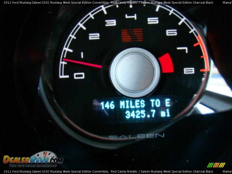 2011 Ford Mustang Saleen S302 Mustang Week Special Edition Convertible Gauges Photo #24