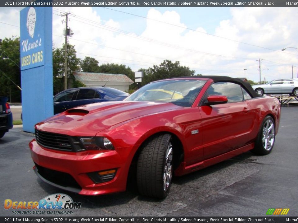 2011 Ford Mustang Saleen S302 Mustang Week Special Edition Convertible Red Candy Metallic / Saleen Mustang Week Special Edition Charcoal Black Photo #29
