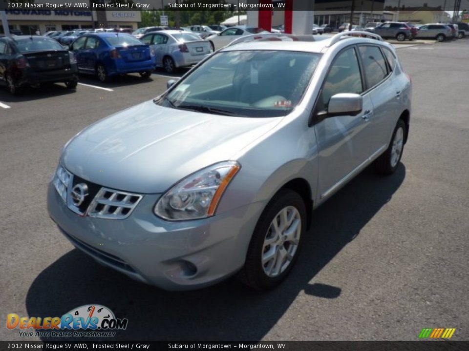 2012 Nissan Rogue SV AWD Frosted Steel / Gray Photo #3