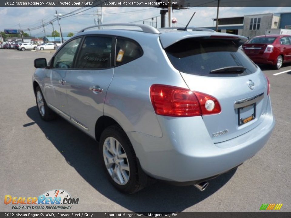 2012 Nissan Rogue SV AWD Frosted Steel / Gray Photo #5