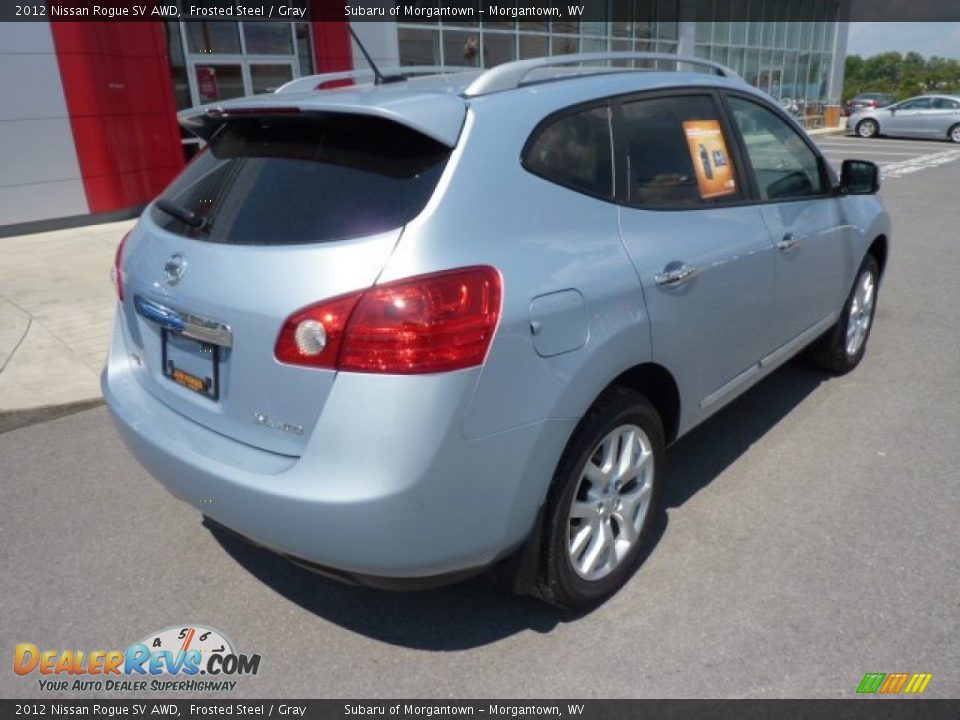 2012 Nissan Rogue SV AWD Frosted Steel / Gray Photo #7