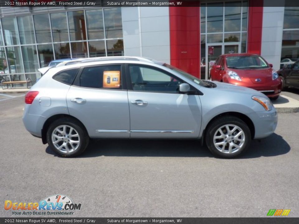 2012 Nissan Rogue SV AWD Frosted Steel / Gray Photo #8