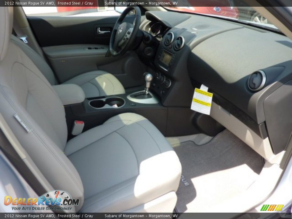 2012 Nissan Rogue SV AWD Frosted Steel / Gray Photo #10