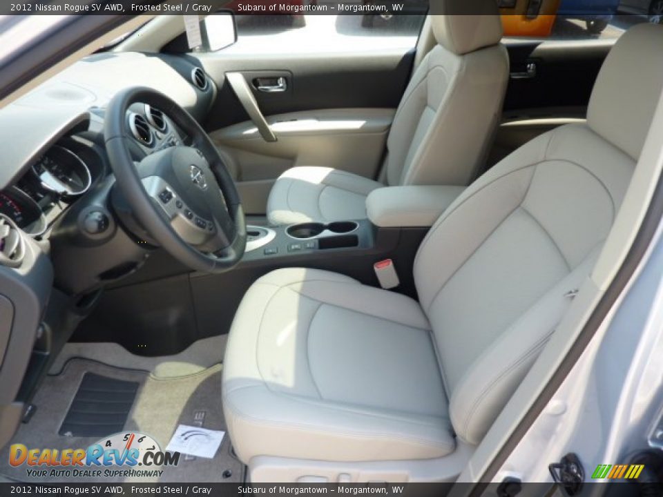 2012 Nissan Rogue SV AWD Frosted Steel / Gray Photo #15