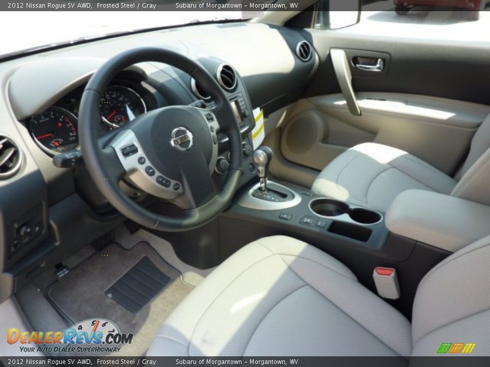 2012 Nissan Rogue SV AWD Frosted Steel / Gray Photo #16