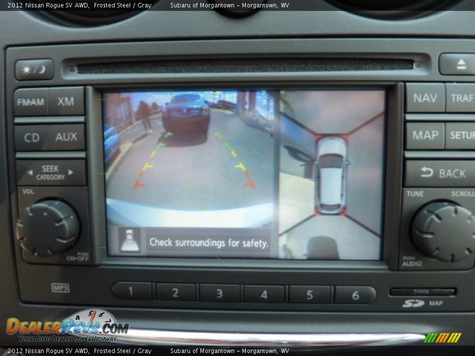2012 Nissan Rogue SV AWD Frosted Steel / Gray Photo #18