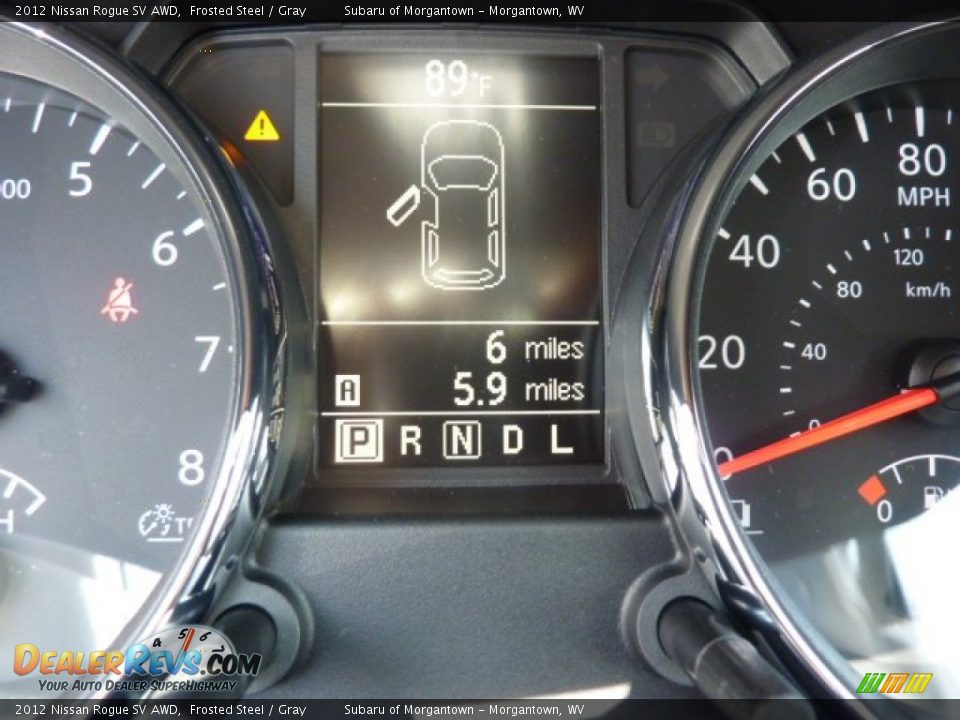 2012 Nissan Rogue SV AWD Frosted Steel / Gray Photo #20