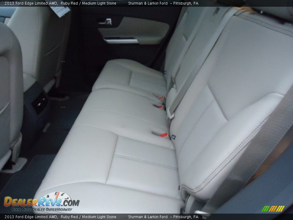 2013 Ford Edge Limited AWD Ruby Red / Medium Light Stone Photo #9