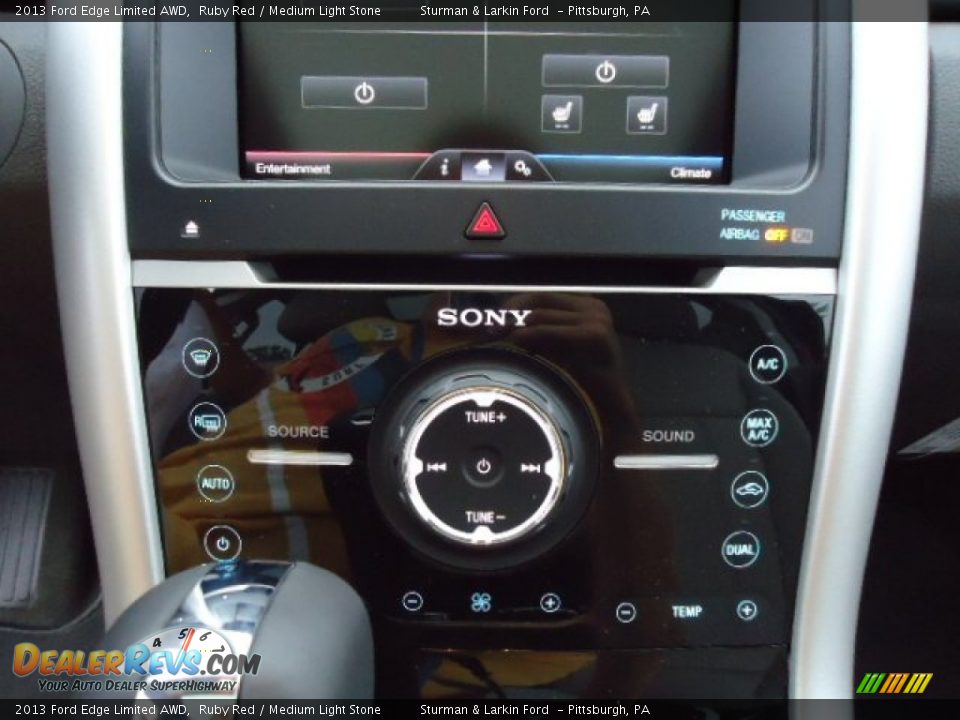2013 Ford Edge Limited AWD Ruby Red / Medium Light Stone Photo #14