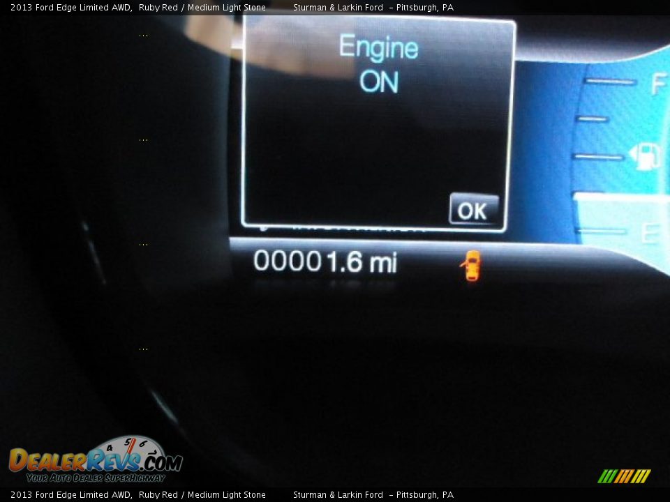 2013 Ford Edge Limited AWD Ruby Red / Medium Light Stone Photo #15