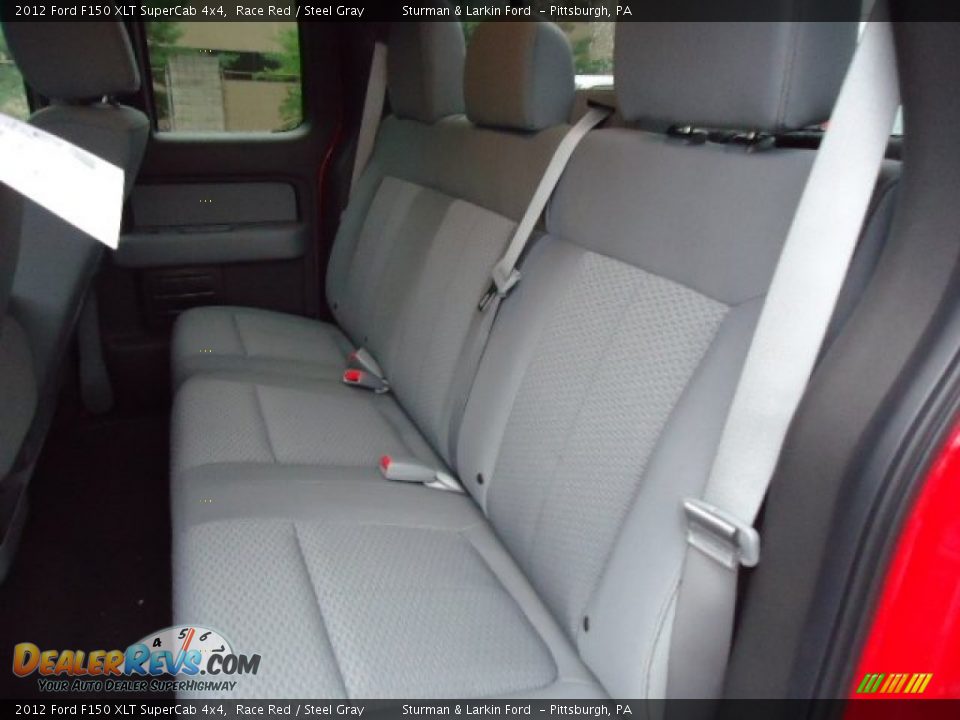 2012 Ford F150 XLT SuperCab 4x4 Race Red / Steel Gray Photo #9